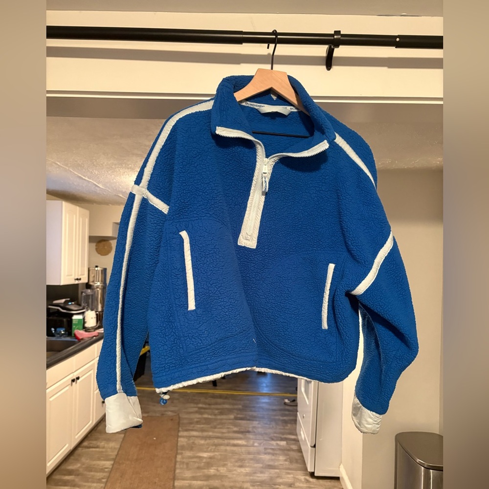 Blue Fleece Women’s Half zip